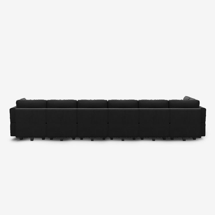 Belffin 12 Seats + 9 Sides Modular Velvet Sofa with Storage Seat