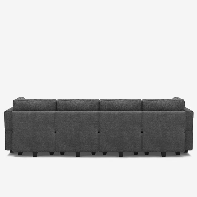 Belffin 6 Seats + 8 Sides Modular Terry Sofa with Storage Seat