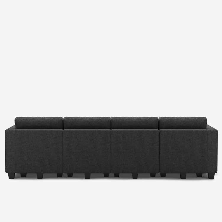 Belffin 7 Seats + 6 Sides Modular Weave Sofa with Storage Seat