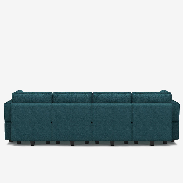 Belffin 6 Seats + 8 Sides Modular Terry Sofa with Storage Seat