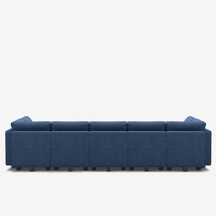 Belffin 12 Seats + 9 Sides Modular Weave Sofa with Storage Seat