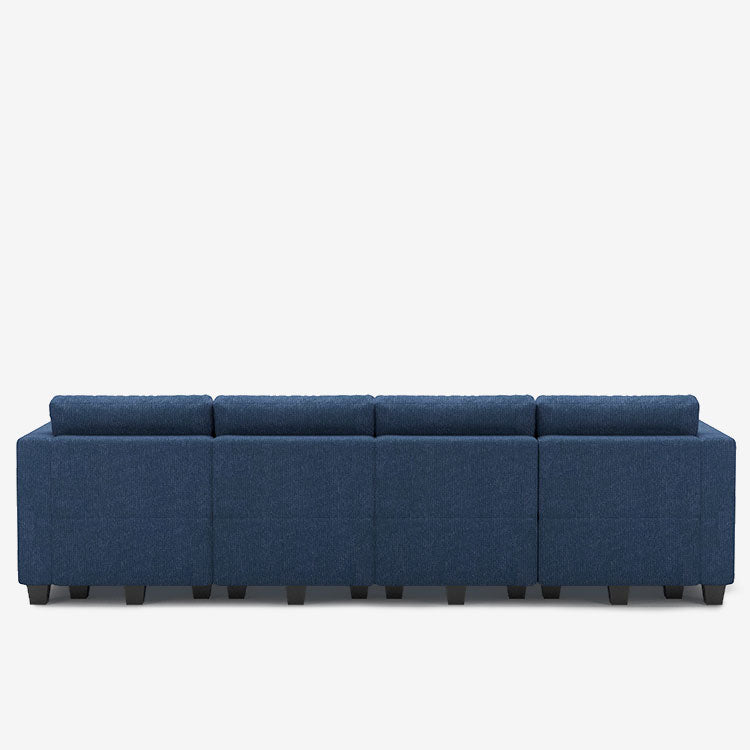 Belffin 7 Seats + 6 Sides Modular Weave Sofa with Storage Seat