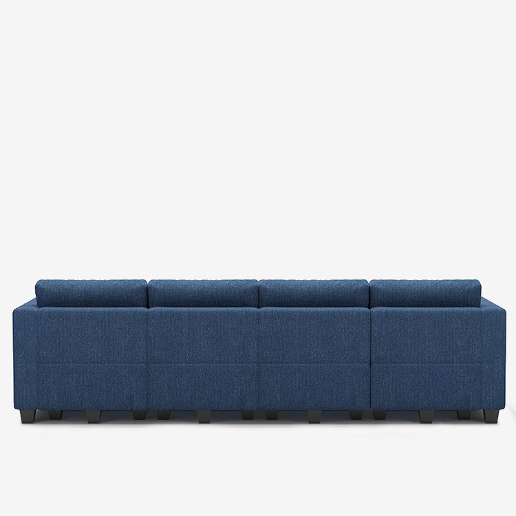 Belffin 6 Seats + 6 Sides Modular Weave Sofa with Storage Seat