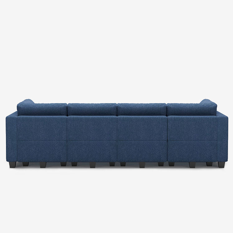 Belffin 6 Seats + 8 Sides Modular Weave Sofa with Storage Seat