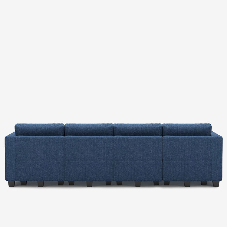 Belffin 5 Seats + 6 Sides Modular Weave Sofa with Storage Seat