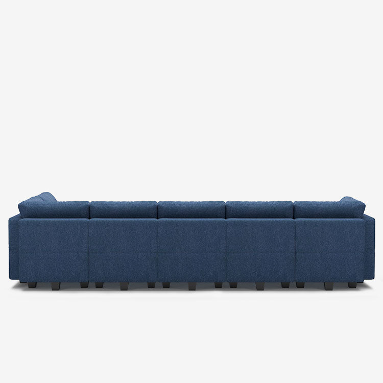 Belffin 9 Seats + 8 Sides Modular Weave Sofa with Storage Seat