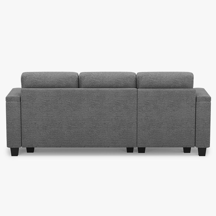 Belffin Modular 3 Seater Modular Chenille Sleeper Sofa