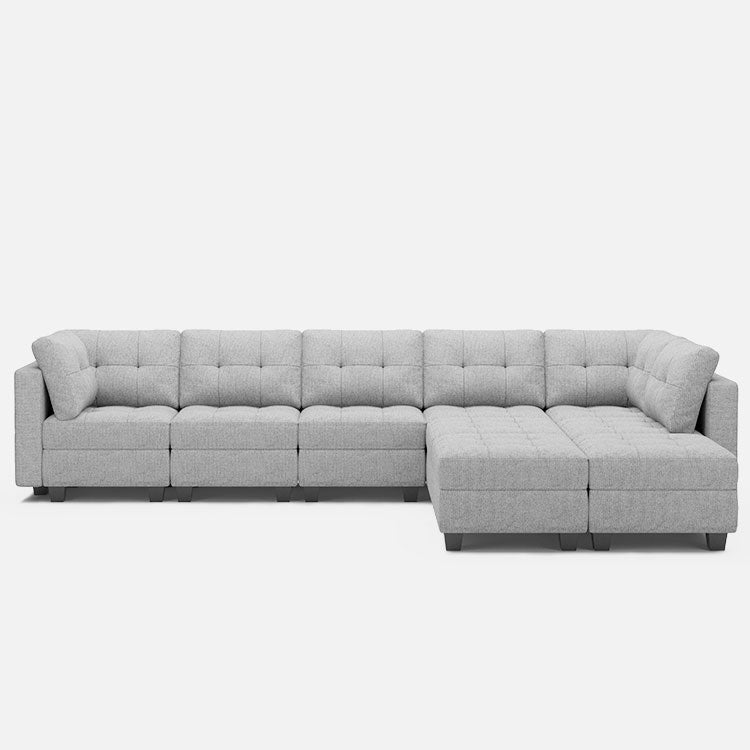 Belffin 9 Seats + 8 Sides Modular Weave Sofa with Storage Seat