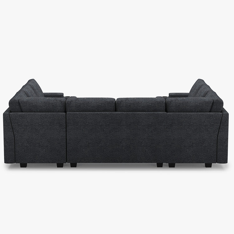 Belffin 8 Seater Modular Chenille Sofa