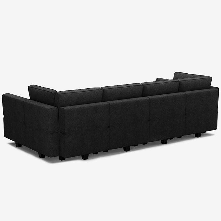 Belffin 8 Seats + 8 Sides Modular Terry Sleeper Sofa with Storage Seat