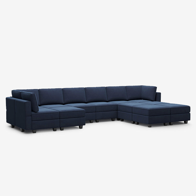 Belffin 12 Seats + 9 Sides Modular Velvet Sofa with Storage Seat