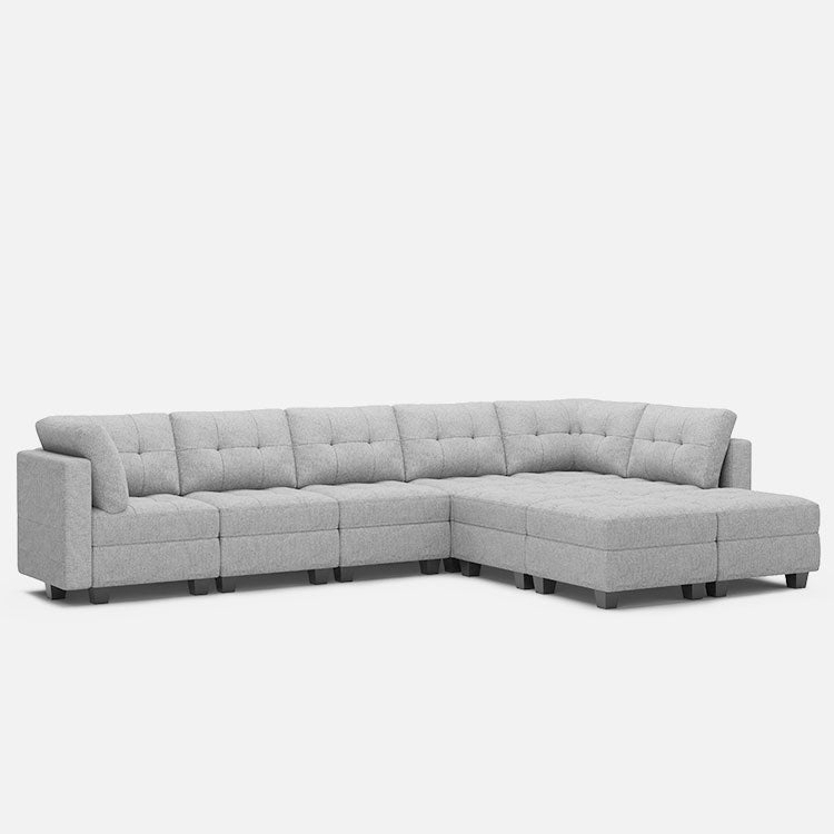 Belffin 9 Seats + 8 Sides Modular Weave Sofa with Storage Seat