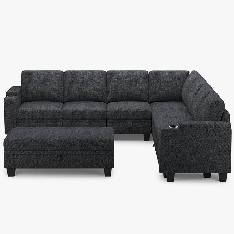 Vesper Cup Holder Pull-out Sofa