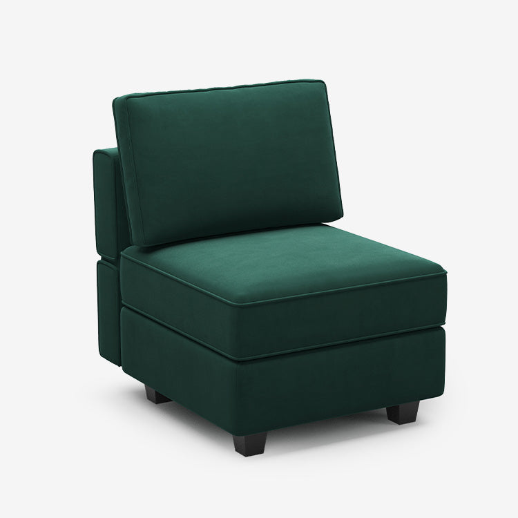 Sièges modulaires en velours Belffin