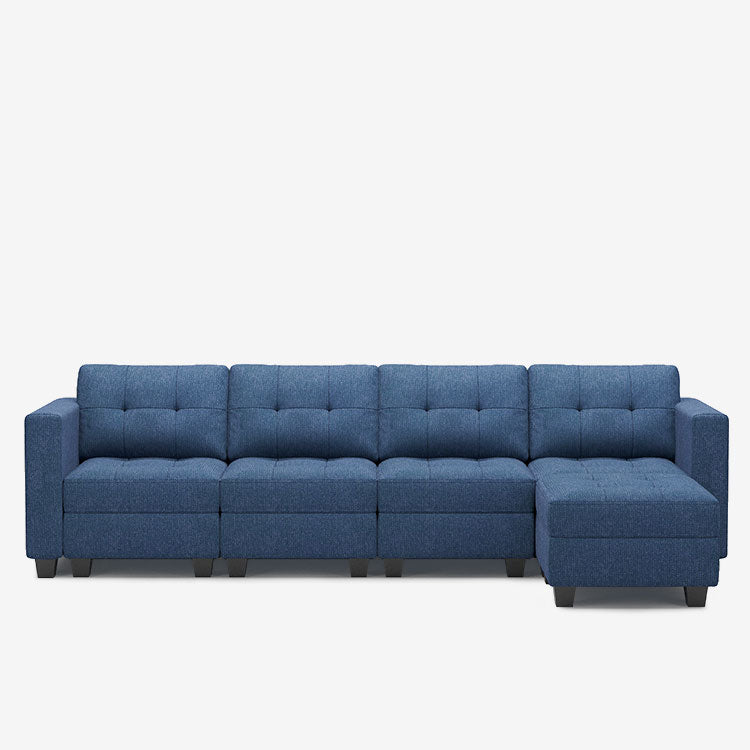 Belffin 5 Seats + 6 Sides Modular Weave Sofa with Storage Seat
