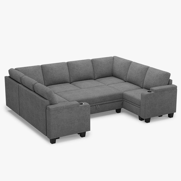 Belffin 8 Seater Modular Chenille Sofa