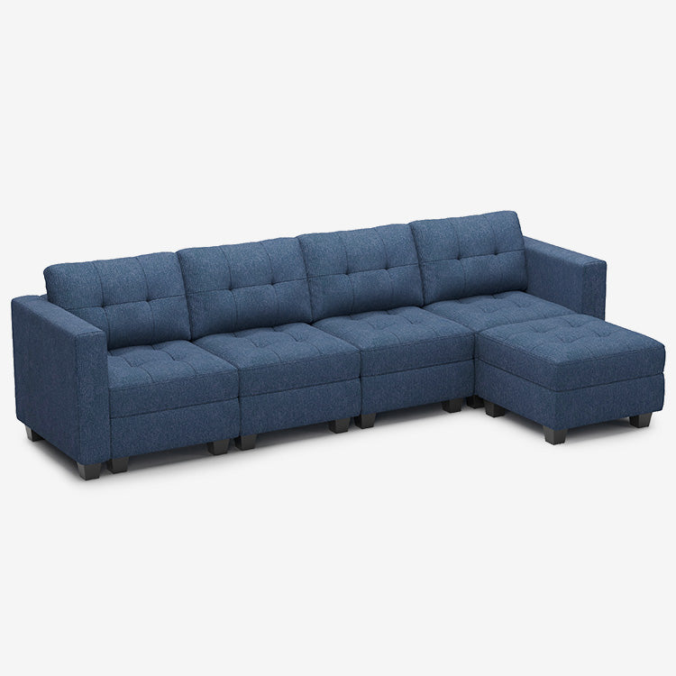 Belffin 5 Seats + 6 Sides Modular Weave Sofa with Storage Seat