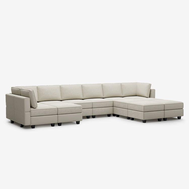 Belffin 12 Seats + 9 Sides Modular Velvet Sofa with Storage Seat