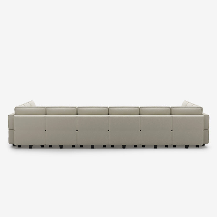 Belffin 14 Seats + 12 Sides Modular Velvet Sofa with Storage Seat