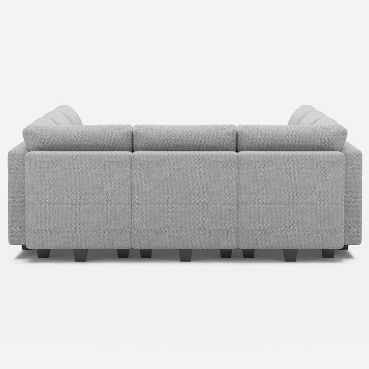 Belffin 9 Seats + 9 Sides Modular Weave Sofa with Storage Seat