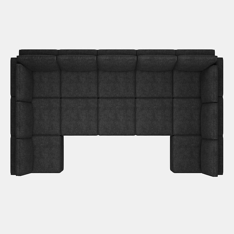 Belffin 12 Seats + 11 Sides Modular Terry Sleeper Sofa with Storage Seat