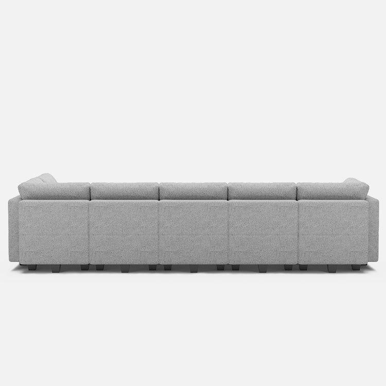 Belffin 9 Seats + 8 Sides Modular Weave Sofa with Storage Seat