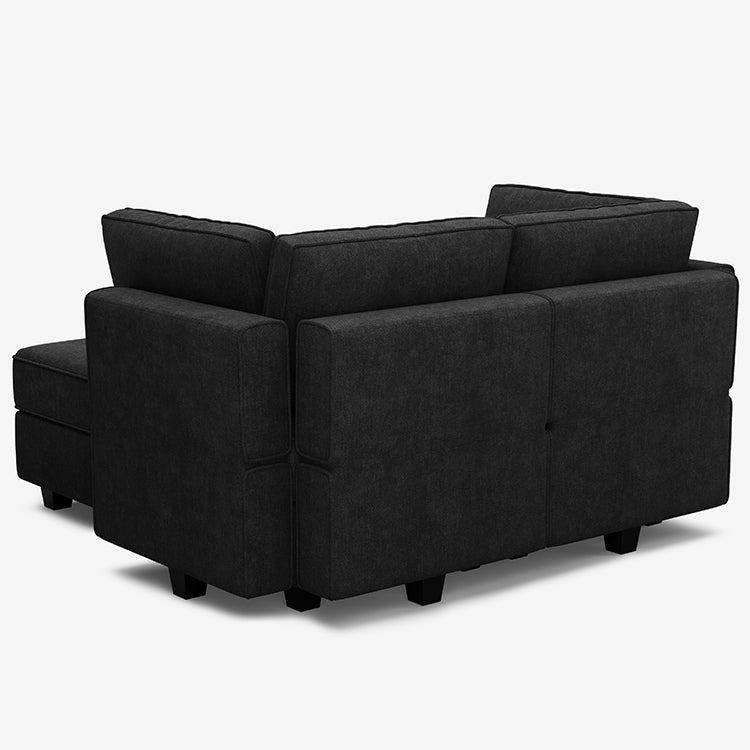 Belffin 4 Seats + 4 Sides Modular Terry Sleeper Sofa with Storage Seat
