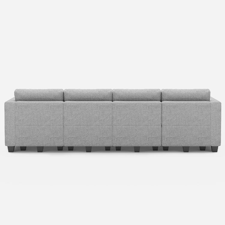 Belffin 6 Seats + 6 Sides Modular Weave Sofa with Storage Seat