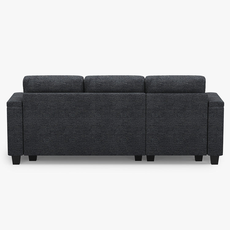 Belffin Modular 3 Seater Modular Chenille Sleeper Sofa