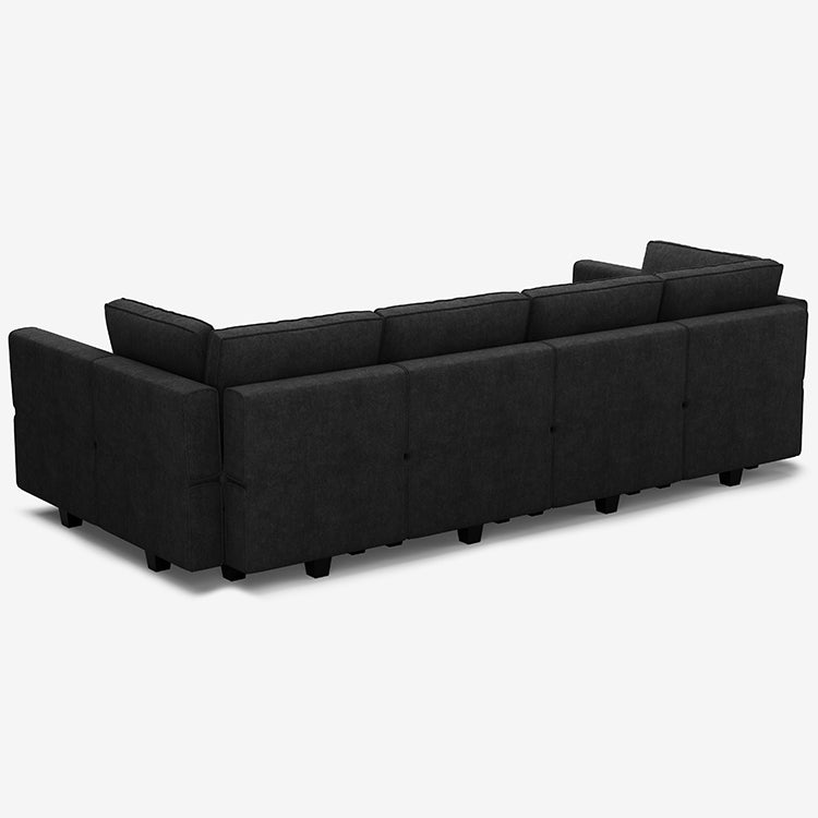 Belffin 6 Seats + 8 Sides Modular Terry Sofa with Storage Seat