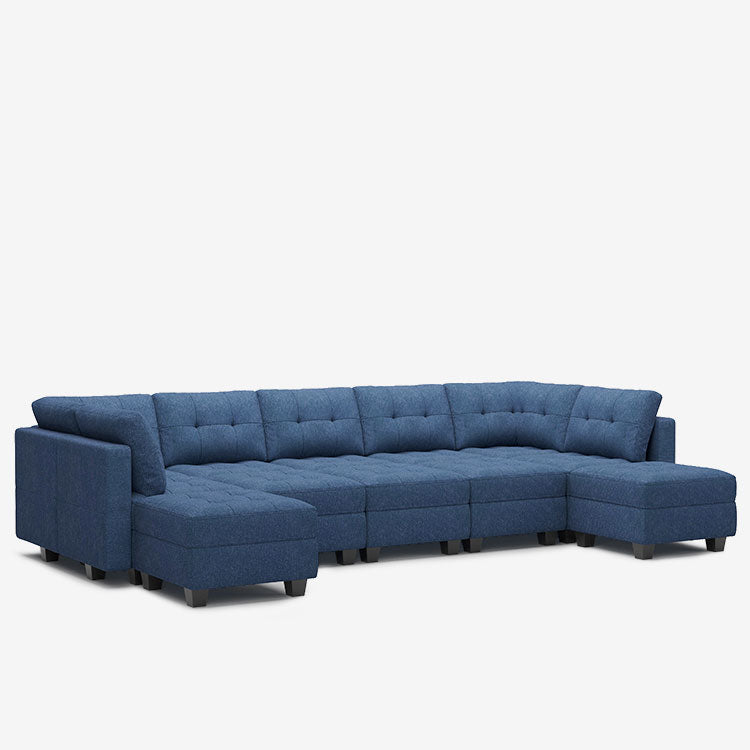 Belffin 12 Seats + 9 Sides Modular Weave Sofa with Storage Seat