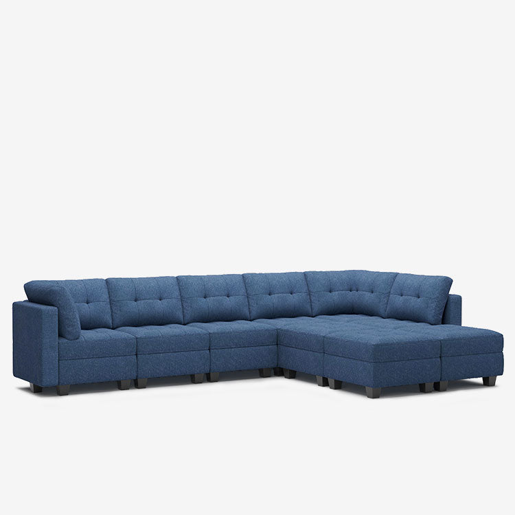 Belffin 9 Seats + 8 Sides Modular Weave Sofa with Storage Seat