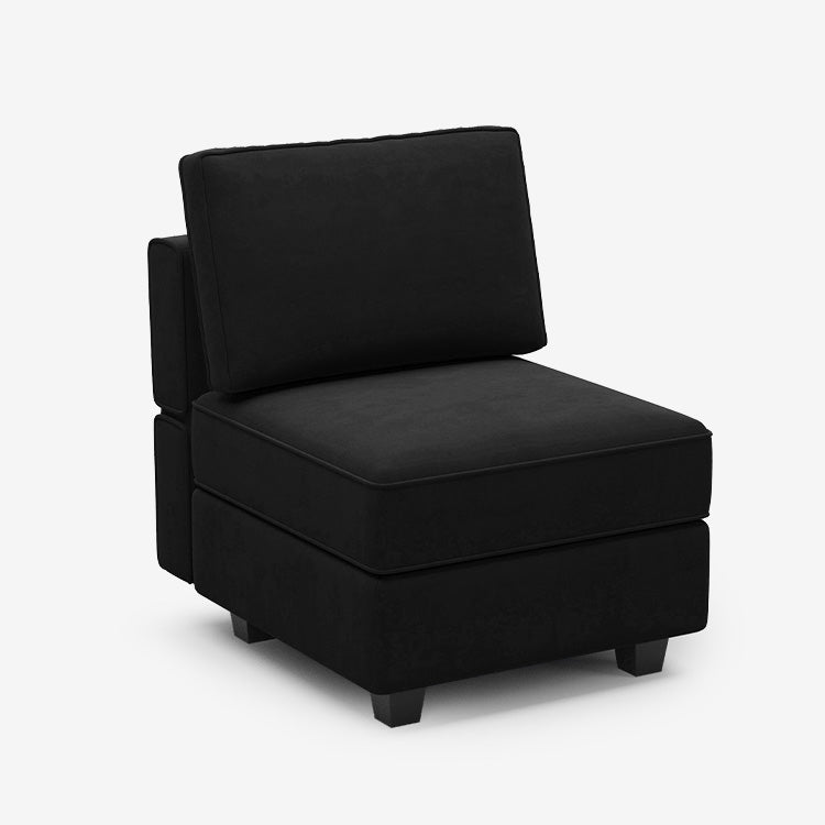 Sièges modulaires en velours Belffin