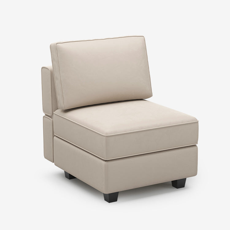 Sièges modulaires en velours Belffin