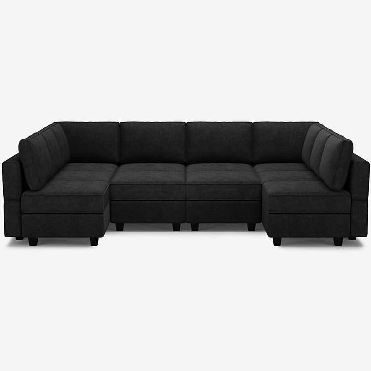 Belffin 10 Seats + 10 Sides  Modular Terry Sofa with Storage Seat