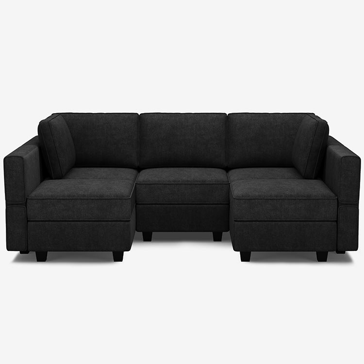 Belffin 5 Seats + 7 Sides  Modular Terry Sofa with Storage Seat