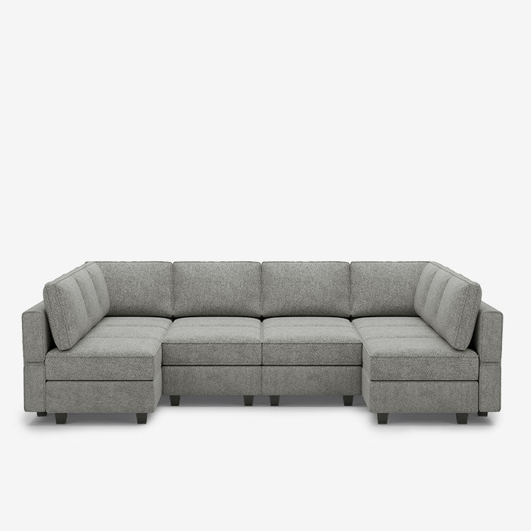 Belffin 10 Seats + 10 Sides  Modular Terry Sofa with Storage Seat