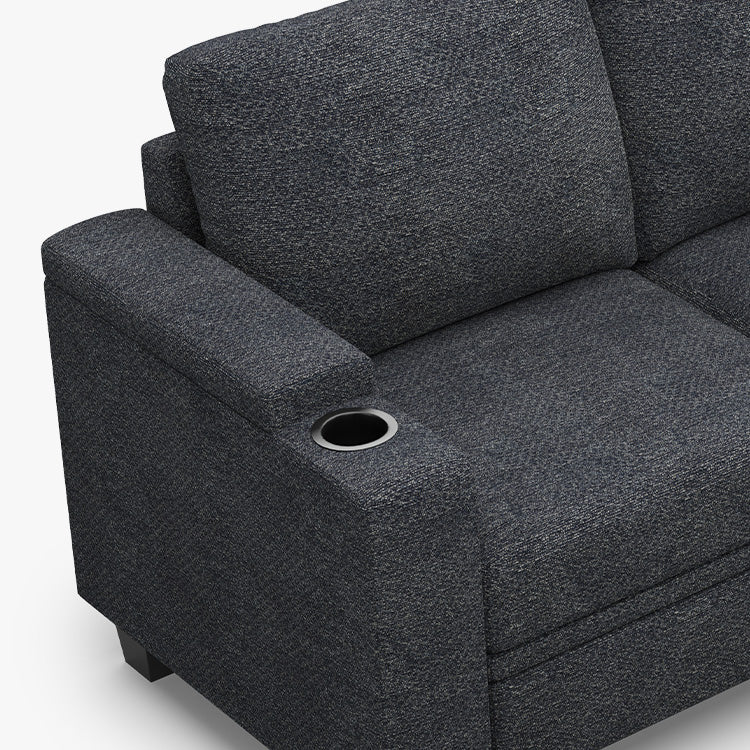 Canapé modulaire 8 places en chenille Belffin