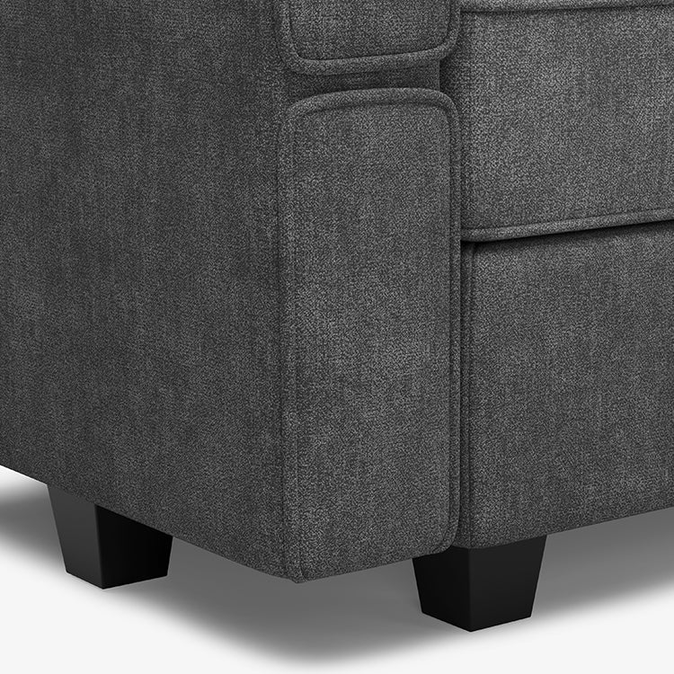 Belffin 14 Seats + 13 Sides  Modular Terry Sofa with Storage Seat and Ottoman