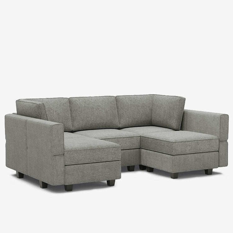 Belffin 5 Seats + 7 Sides  Modular Terry Sofa with Storage Seat