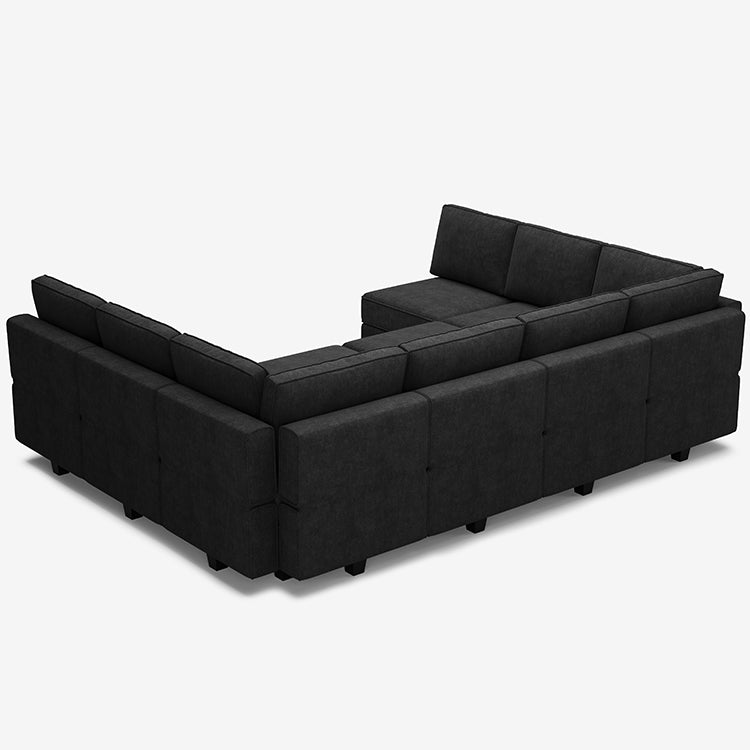 Belffin 10 Seats + 10 Sides  Modular Terry Sofa with Storage Seat