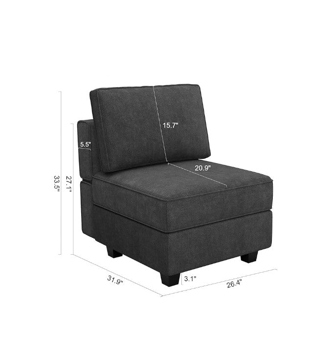 Sièges modulaires en tissu éponge Belffin