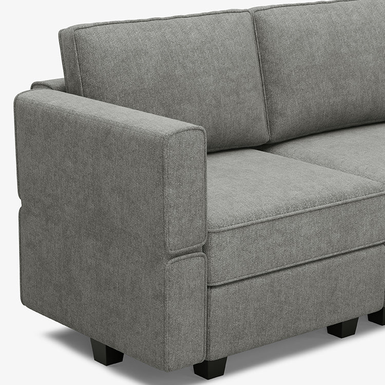 Belffin 14 Seats + 13 Sides  Modular Terry Sofa with Storage Seat and Ottoman